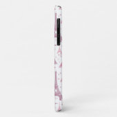 Eiffeltorens en gepersonaliseerde harten Case-Mate iPhone case (Achterkant/links)