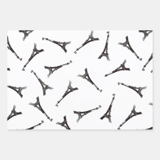 Eiffeltorens Inpakpapier Vel (Voorkant)