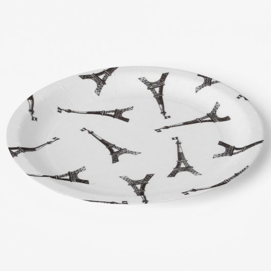 Eiffeltorens Papieren Bordje (Gekanteld)