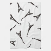 Eiffeltorens Theedoek (Verticaal)