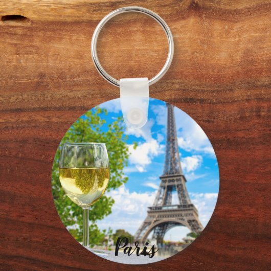 Eiffeltorenschotglas Sleutelhanger (Achterkant)
