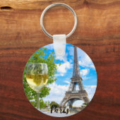 Eiffeltorenschotglas Sleutelhanger (Voorkant)