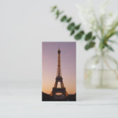 eiffeltorenzonsonderstel visitekaartje (Staand voorkant)