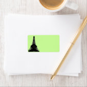 Eiffeltower - adreslabel etiket (Insitu)