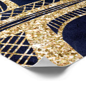 Eiffeltower chic Gold, zoet 16 welkomstteken Poster (Hoek)