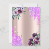 Eiffeltower, Drivers, Violet Flowers Retirement Kaart (Achterkant)