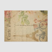 Eiffeltower, Frans carte Postale Tissuepapier (Voorkant)