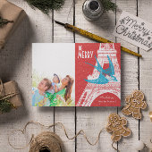 Eiffeltower - kerstkaart