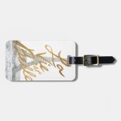 Eiffeltower met Gold-certificering Bagagelabel (Voorkant horizontaal)