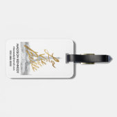 Eiffeltower met Gold-certificering Bagagelabel (Achterkant horizontaal)