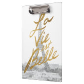 Eiffeltower met Gold-certificering Klembord (Links)