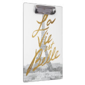 Eiffeltower met Gold-certificering Klembord (Rechts)