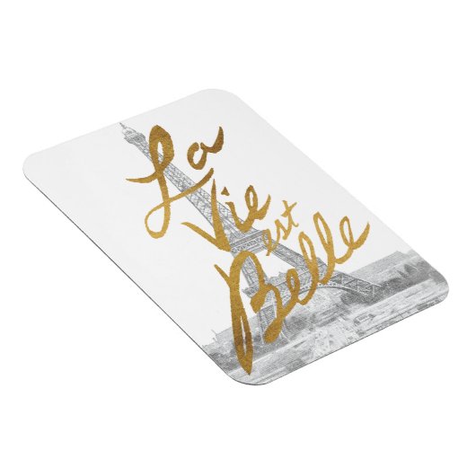 Eiffeltower met Gold-certificering Magneet (Rechterzijde)