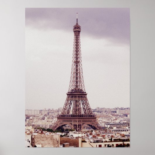 Eiffeltower - poster afdrukken (Voorkant)