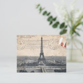  Eiffeltower-postkaart Briefkaart (Staand voorkant)
