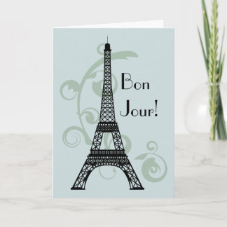 Eiffeltowerkaart Kaart
