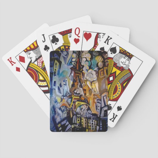 Eiffeltowerkaarten Speelkaarten (Achterkant)