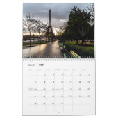 Eiffeltowerkalender Kalender (Mar 2027)