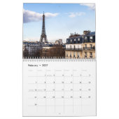 Eiffeltowerkalender Kalender (Feb 2027)