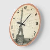 Eiffeltowerklok  na Kaart Grote Klok (Hoek)