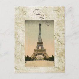 Eiffeltowerkunst Briefkaart