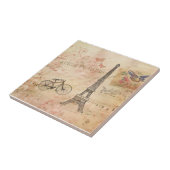  Eiffeltowerkunst Tegeltje (Zijkant)