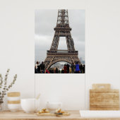 Eiffeltowerpapier (Matte) Poster (Keuken)