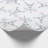 Eiffeltowerpapier voor Confetti-opvulling Cadeaupapier (Hoek)