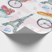 Eiffeltowerwerkpapier Cadeaupapier (Hoek)
