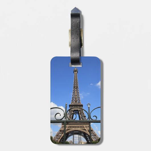 Eiffelturm Bagagelabel (Achterkant verticaal)