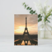 eiffelzonnebrand briefkaart (Staand voorkant)