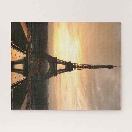 eiffelzonnebrand legpuzzel (Horizontaal)