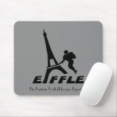 Eiffle Black Logo Mousepad Muismat (Met muis)