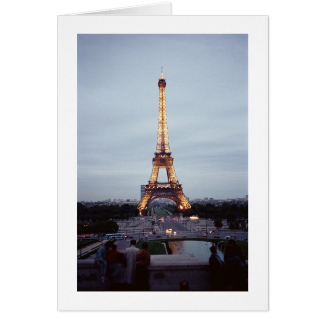 Eiffle Tower bij Dusk (Voorkant)