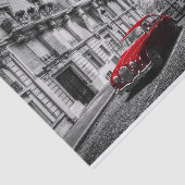 Eiffle Tower Black, White en Red. Tissuepapier (Detail)