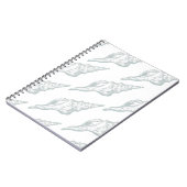 Eigant Seashell-patroon Notitieboek (Linkerzijde)