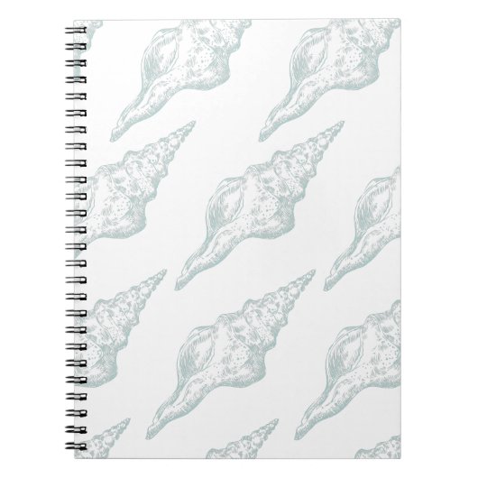 Eigant Seashell-patroon Notitieboek (Voorkant)