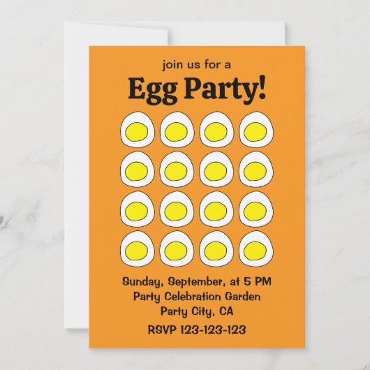 Eigeel Eieren Feestje Kaart (Voorkant)