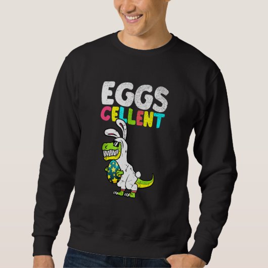 Eigekippendag Bunny Dinosaur D Trui (Voorkant)