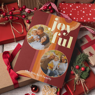 Eigen Abstracte golven voor het herstellen van gol Folie Feestdagenkaart