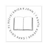 Eigen adres bibliotheek Boek Zelfinktadres Zelfinktende Stempel (Design)