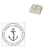 Eigen adres Rubber Stempel (Gestempeld)