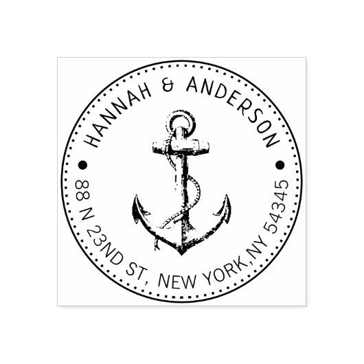 Eigen adres Rubber Stempel (Afrduk)