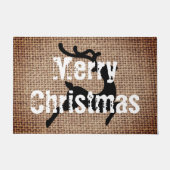 Eigen afbeelding en tekst Rustige herder Deurmat (Voorkant)