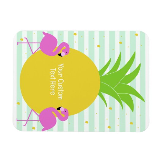 Eigen anananasontsteking magneet (Horizontaal)