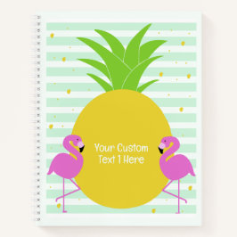 Eigen anananasontsteking notitieboek