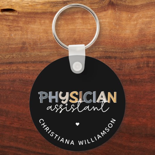 Eigen artsenassistent PA-waardetoesaus Sleutelhanger (Voorkant)