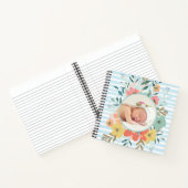 Eigen Baby met Waterverf Floral Notitieboek (Binnen)