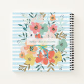 Eigen Baby met Waterverf Floral Notitieboek (Achterkant)