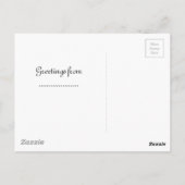 Eigen baby-schonuil briefkaart (Achterkant)